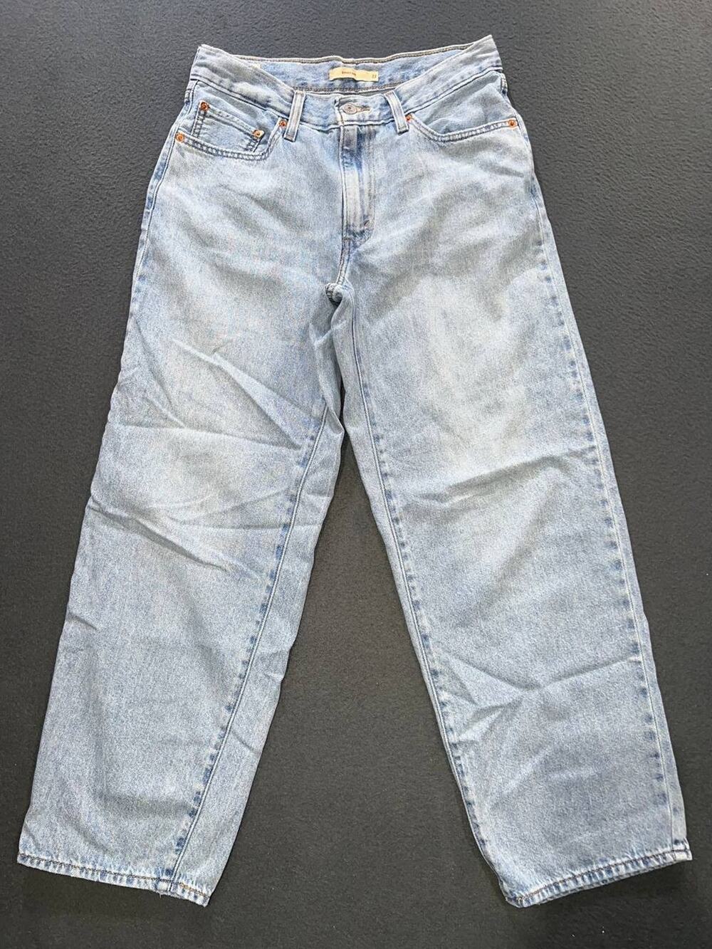 LEVI’S Premium Baggy Dad Wide Leg vintage Jeans Size 27 High Rise A011248